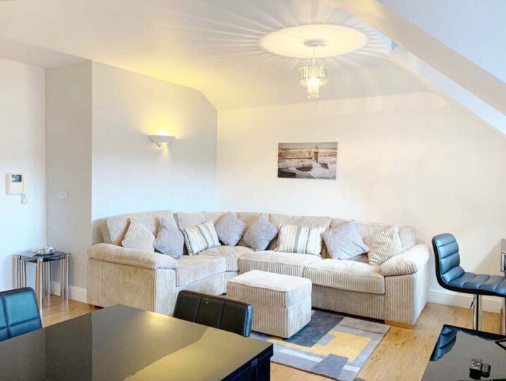 Harbour Penthouse living room