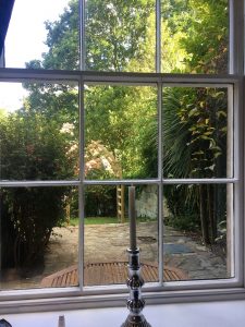 window into garden