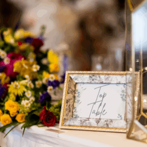 wedding venue whitby sneaton castle table setting